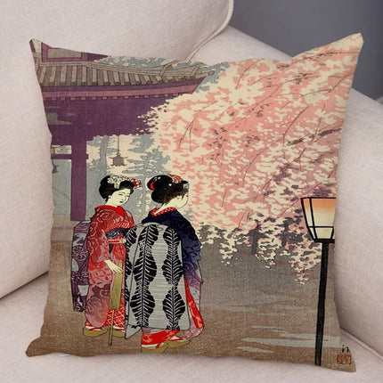 Fantasy Scenery Landscape Japanese Asian Home Pillows Decor