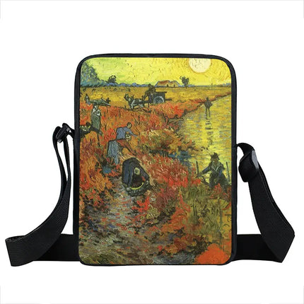 Women Handbag Van Gogh Messenger Crossbody Bag