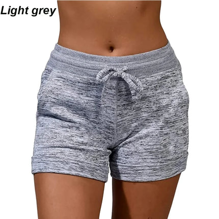 Women Solid Black Trendy Yoga Fitness Shorts