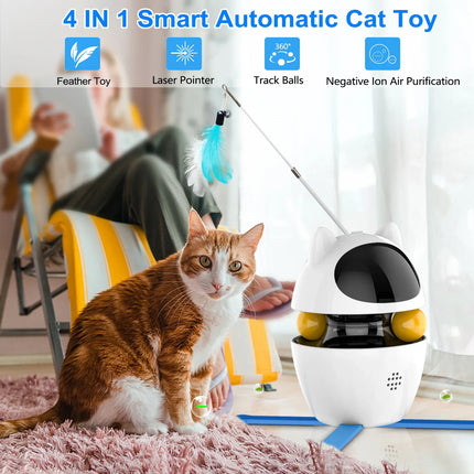 4-in-1 Cat Indoor USB Interactive Pet Toys