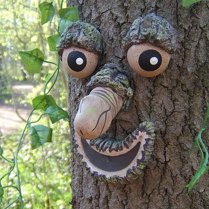 Funny Renaissance Ghostly Monster Tree Hugger DIY Decor