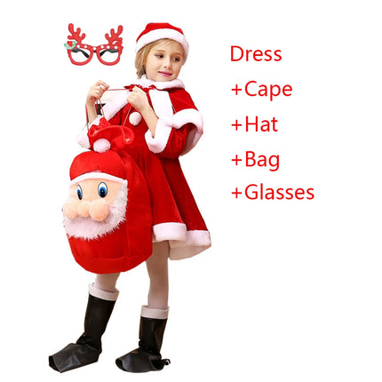 Baby Girls Santa Elf Costume Outfit