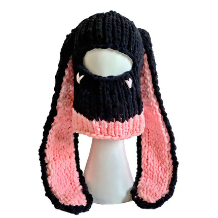 Cyberpunk Rabbit Hat Motorcycle Balaclava