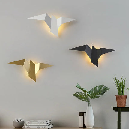 Nordic LED Bird Animal Wall Lamps