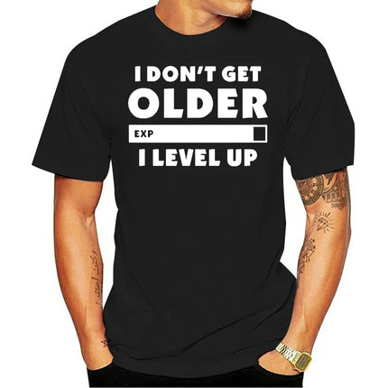 Men Fashion Level Up Gamer Shirts