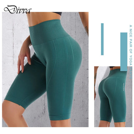 Women High Waist Yoga Running Shorts