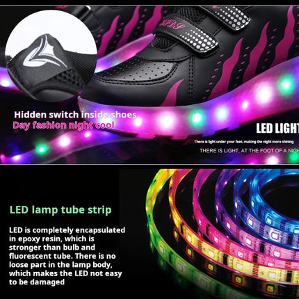 Girl Fashion Luminous LED Skate Sneakers