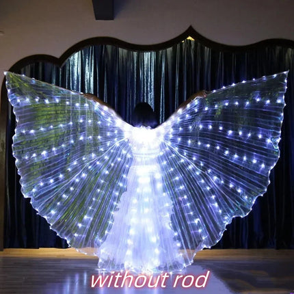 LED Luminescent Belly Dancing Cloak