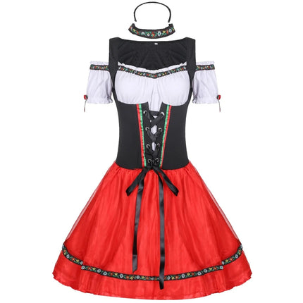 Women Oktoberfest Tavern Bartender Waitress Costume Outfit