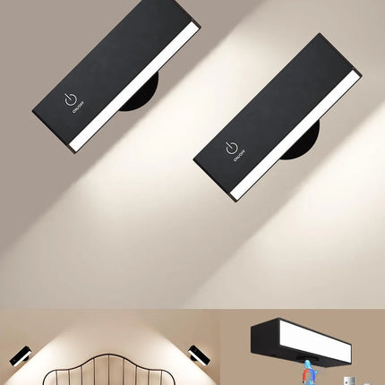 Removable 360 Rotating LED Wall Sconce