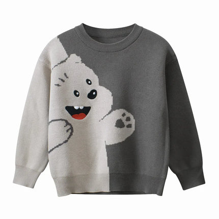 Baby Boy Panda Bear Dinosaur Sweaters