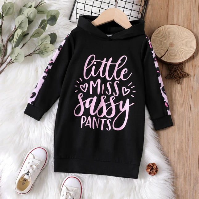 Baby Girl Little Miss Sassy Long Sweatshirt Dress