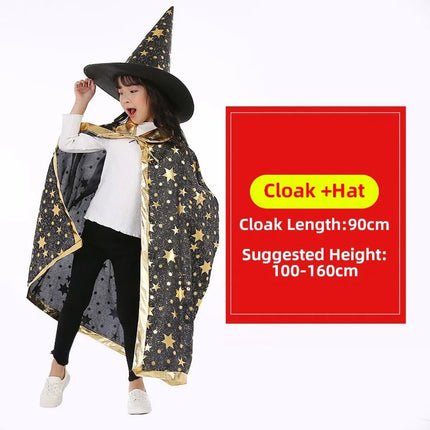 Girl Witch Princess Costume Party Dress Set