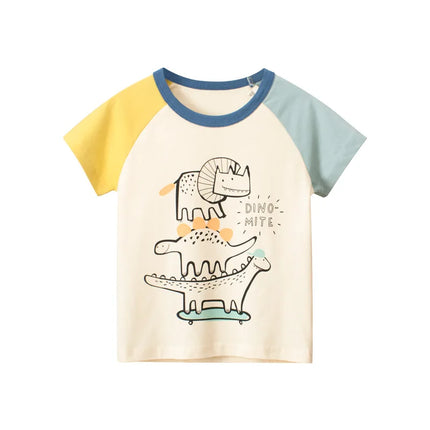 Baby Boy Short Dinosaur Graphic Tees