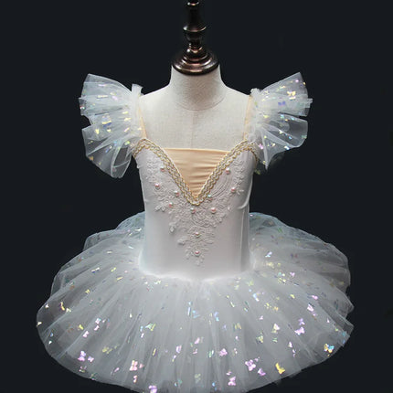 Baby Girl 2024 Ballerina Fairy Party Costume Tutu Dress