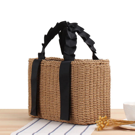 Women Summer Woven Straw Boho Handbags