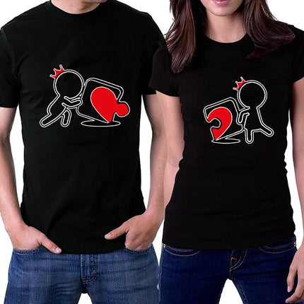 Couple Matching Valentines Graphic Tees - Mad Fly Essentials