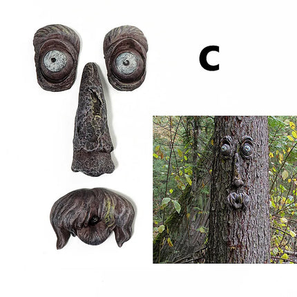 Funny Renaissance Ghostly Monster Tree Hugger DIY Decor