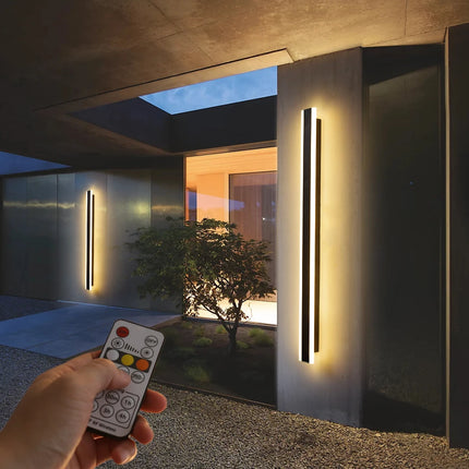 Garden Modern LED Remote Wall Light