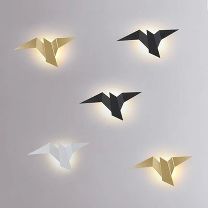 Nordic LED Bird Animal Wall Lamps