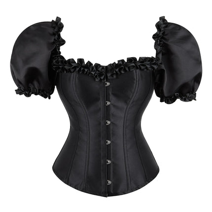 Women Black Red Gothic Shapewear Corset