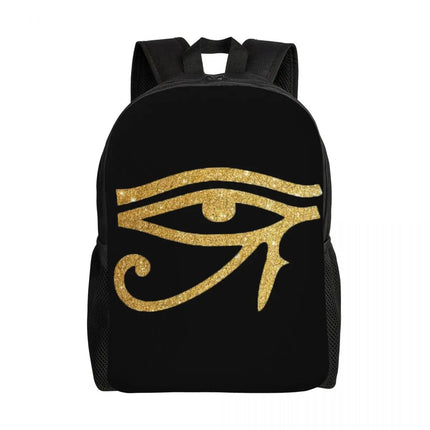 Student Male Female Eye of Horus Egyptian Style 3D Laptop Backpacks