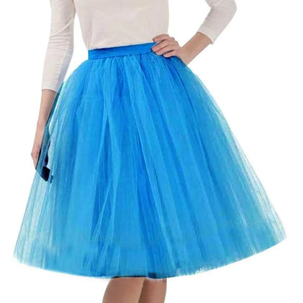 Women Vintage Party Costume Tulle Skirt