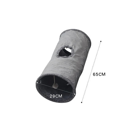 Cat Toys Long Suede Collapsible Tunnel - Mad Fly Essentials