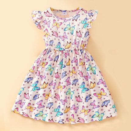 Girl Cartoon Animal Summer Ruffle Dress – Mad Fly Essentials