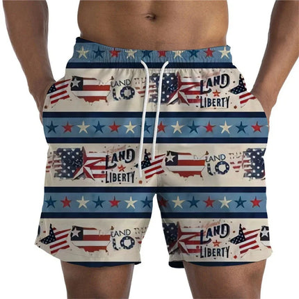 Men National Flag 3D Boardshorts - Mad Fly Essentials