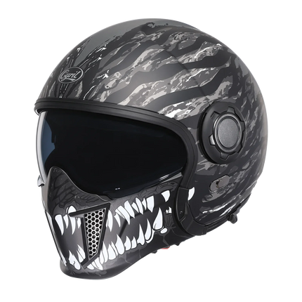 Motorcycle Full Face 3/4 Joker Helmet