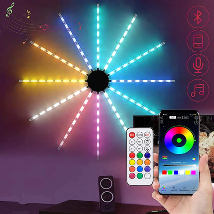 Smart Bluetooth App Fireworks String LED Party Light