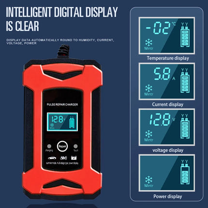 Auto Motorcycle Intelligent Battery Charger