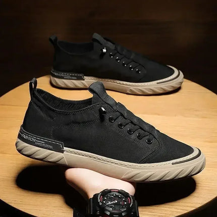 Men Ice Silk Canvas Vulcanized Sneakers