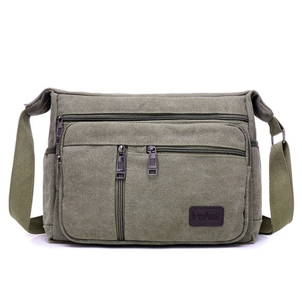 Men Business Casual Khaki Shoulder Crossbody Bags