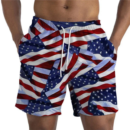 Men National Flag 3D Boardshorts - Mad Fly Essentials