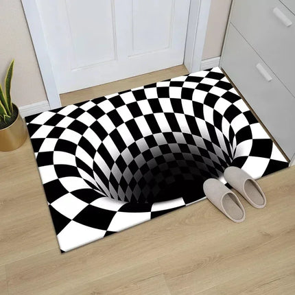 3D Vortex Optical Illusion Non-slip Doormat