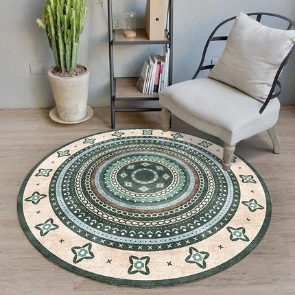 Nordic Round Bedroom Retro Area Rugs - Mad Fly Essentials