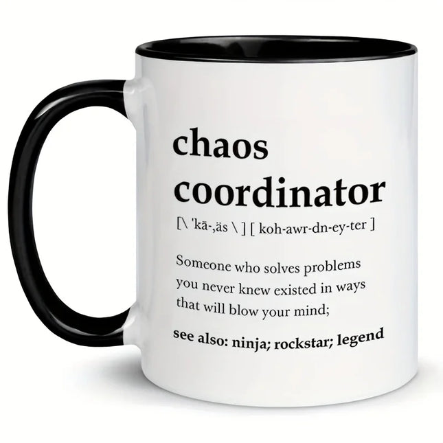 Chaos Coordinator Boss Lady Coffee Mugs.