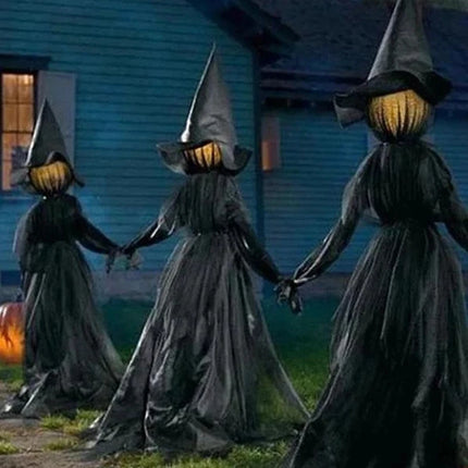 Light-up Witches Stake Sound Activated Halloween Decor