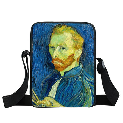 Funny Van Gogh Starry Night Crossbody Travel Bags