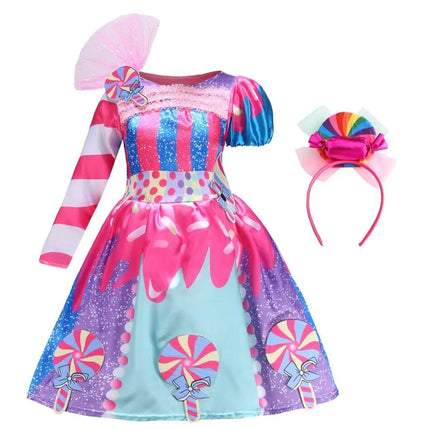 Girl Lollipop Costume Birthday Dress