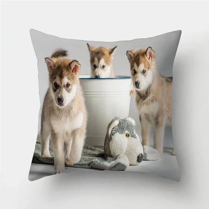 Custom Dog Animal Pillow Cover Cushion