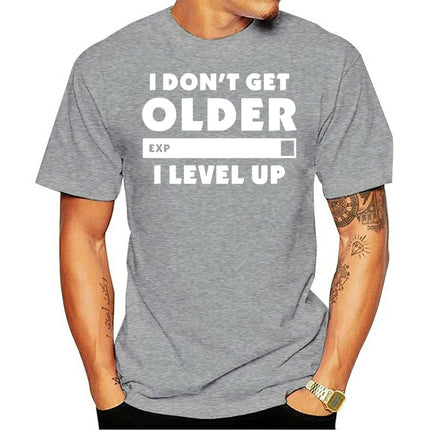 Men Fashion Level Up Gamer Shirts