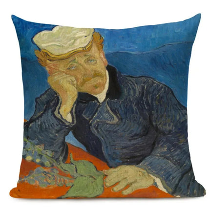 Van Gogh Square Pillow Cover Decor - Mad Fly Essentials