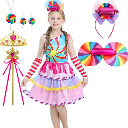 Girl Lollipop Costume Birthday Dress