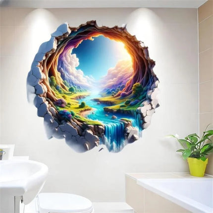 Home 3D Effect Living Room Wall Stickers