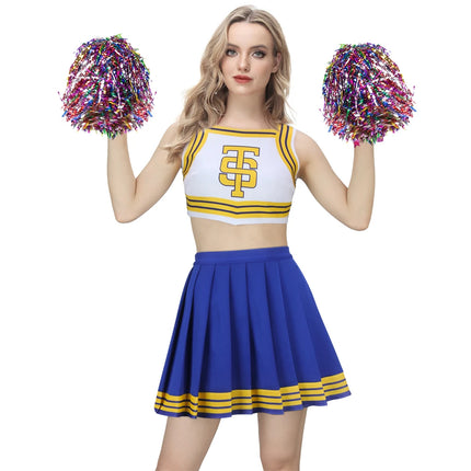 Women Cheerleader Uniform Cosplay Party Costume Outfit