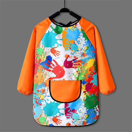 Kid's Art Painting Long Bib Apron