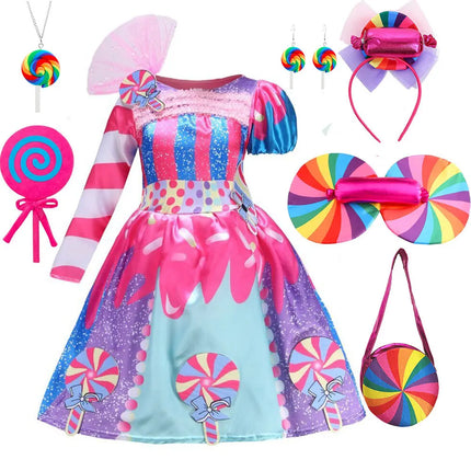 Girl Lollipop Costume Birthday Dress